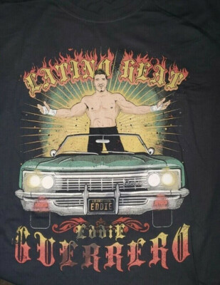 Eddie Guerrero Low Rider Latino Heat T-Shirt Cotton Tee For Men S-4Xl AR102