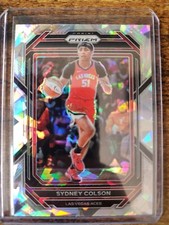 2023 Panini WNBA Prizm Sydney Colson Cracked Ice Prizm #97 Las Vegas Aces
