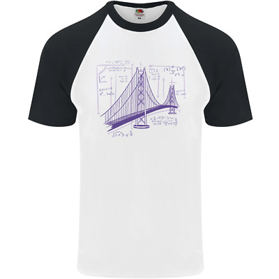 Bridge Equation Physics Maths Geek Herren S/S Baseball Maglietta