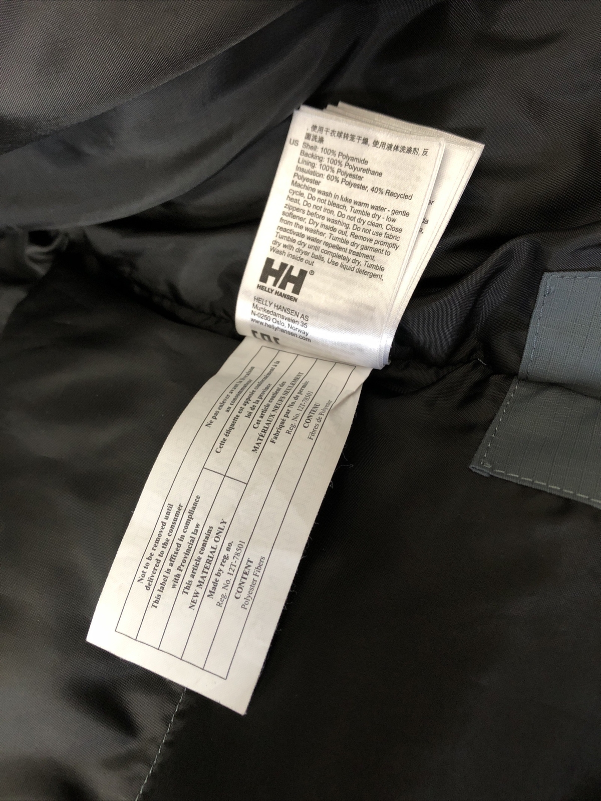 Helly Hansen Puffer Jacket Medium Gray Goretex 16… - image 7