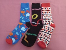 3-Pack Women's Girl's Novelty Socks New-Assorted Themes-Fast Shipping