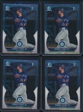 Lot of (4) ROBERT PEREZ JR. 1st 2023 Bowman Chrome Prospects MARINERS Rookie RC