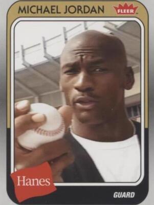 マイケルジョーダン スタンディングサイン プレート　Hanes 2019 Fleer Hanes Michael Jordan - Michael Jordan #MJ-32 for sale