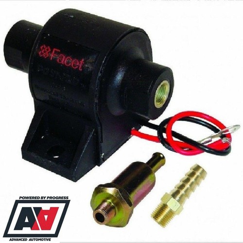 Facet Fuel Pump 8mm 5/16 Pipe Unions Fittings And Inline Inlet Filter