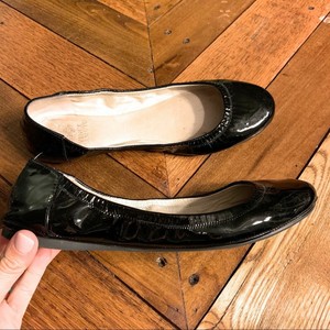 vince camuto patent leather flats