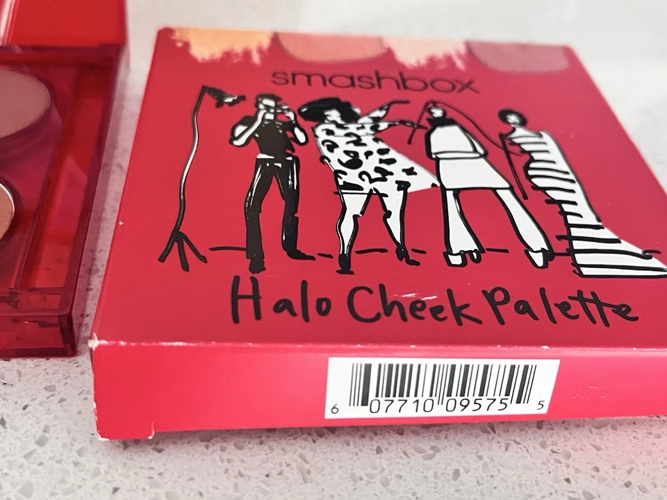 Smashbox Cosmetics Halo Cheek Palette 2 Blush 2 Highlighter New in Box - Image 4 of 4