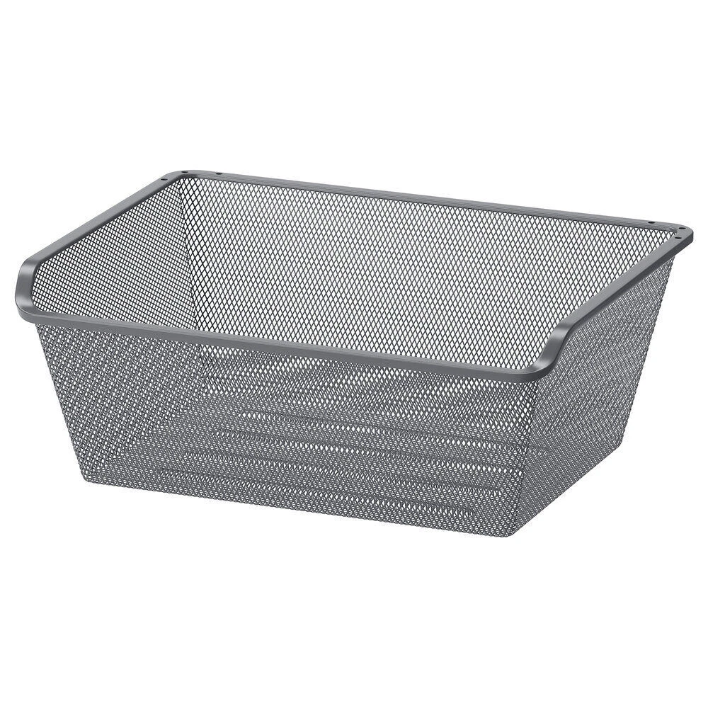 IKEA KOMPLEMENT mesh basket 50x35 cm dark grey eBay