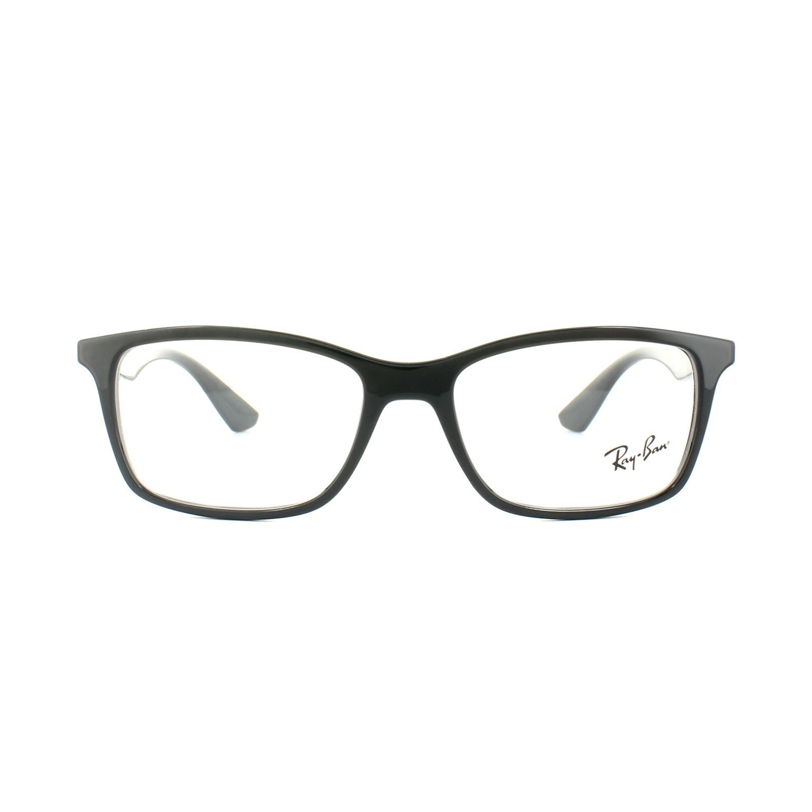 Ray-Ban Glasses Frames 7047 2000 Black Mens 54mm