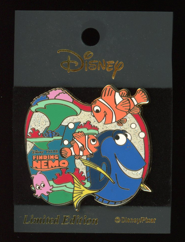 Japan M&P Finding Nemo Marlin Nemo Dory and Pearl LE Disney Pin