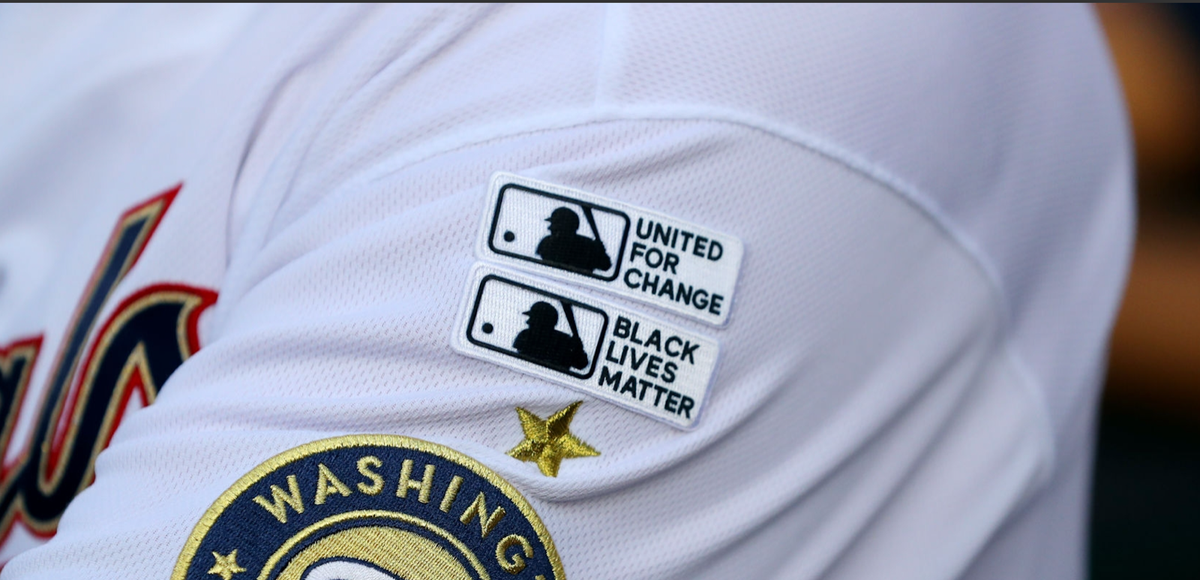 Black Lives Matter MLB Patch Yankees Astros Dodgers 2020 Baseball