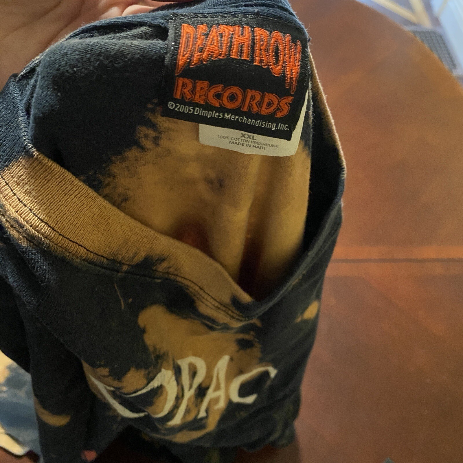 FILA T shirt vintage Y2K 2005 2pac Tupac Rap All Eyes On Me promozionale braccio della morte 2XL XXL