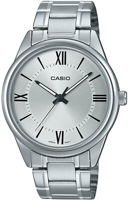 CASIO MTP-V005D-7B5UDF HERREN UHR STAHL 40mm RÖMISCHE ZAHLEN UNTERPREIS
