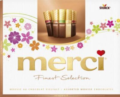 Merci Mousse Au Chocolat Finest Selection | 7,4 Ounce Total /210 Gr