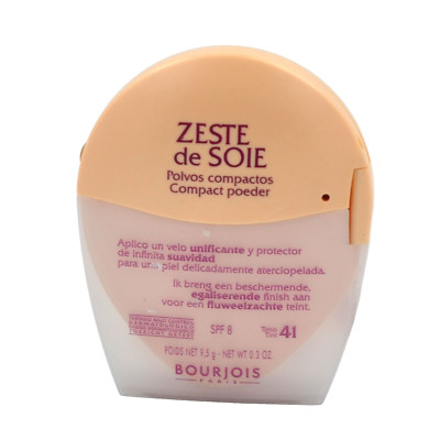 Bourjois Compact Powder with Even Velvety Finish SPF 8  41 Peche Delicate 0.3 oz
