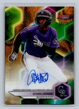 2023 Bowman's Best #B23-DJE Dyan Jorge Auto Gold Lava Refractor 58/75