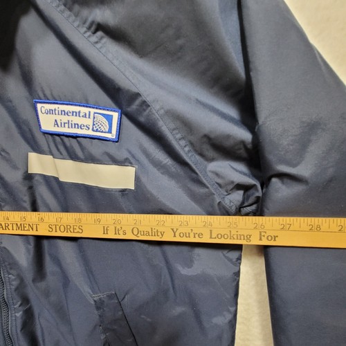 Continental Airlines Logo Red Ledge Baggage Handler Jacket Men's Navy Blue SZ XL - Picture 7 of 10