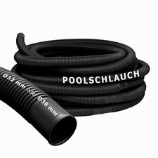 Pondlife Pool- und Solarschlauch schwarz, Ø 32 mm, Länge 12 m Original aus Europ