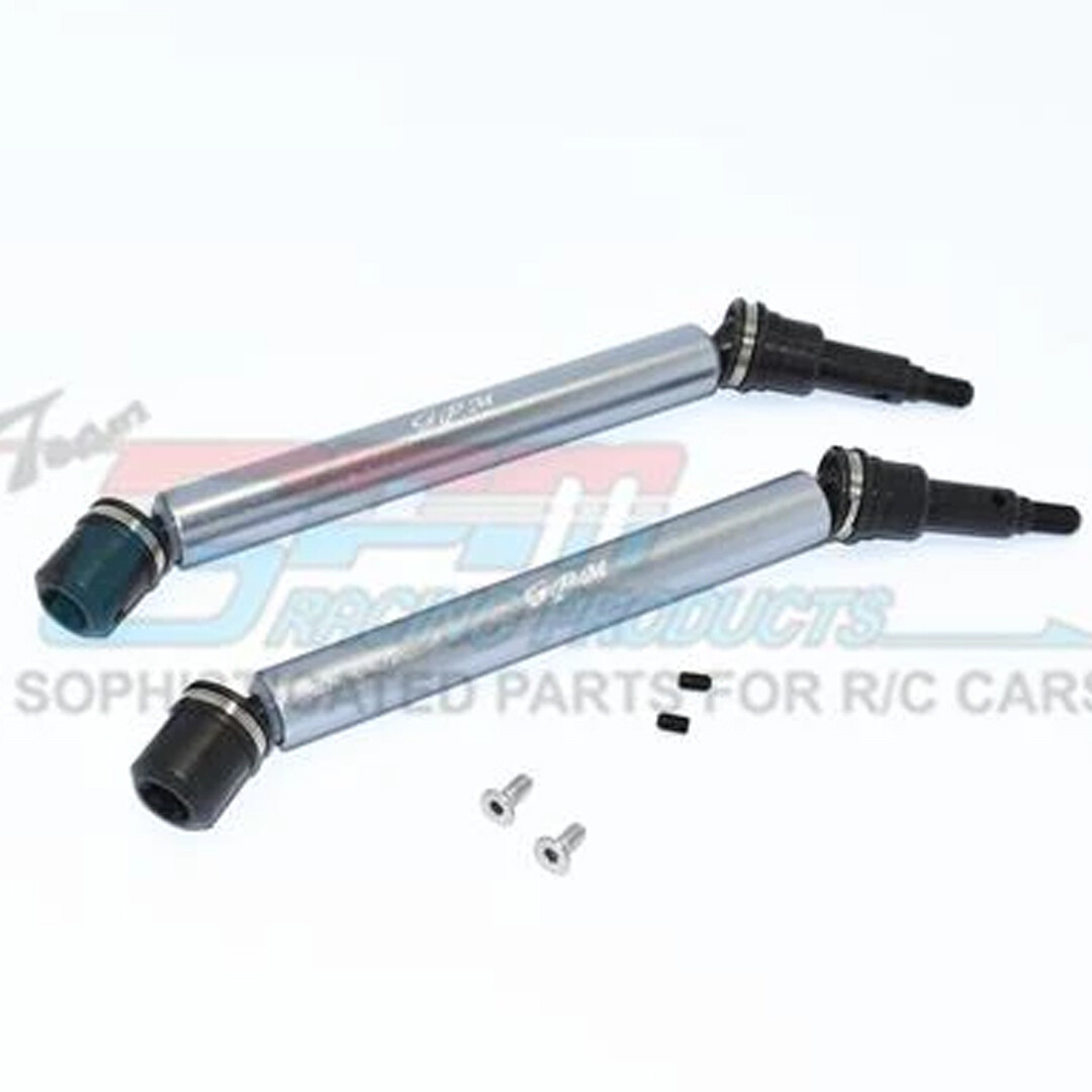 GPM Harden Steel+Alum Front/Rear Adjustable CVD Drive Shaft Grey