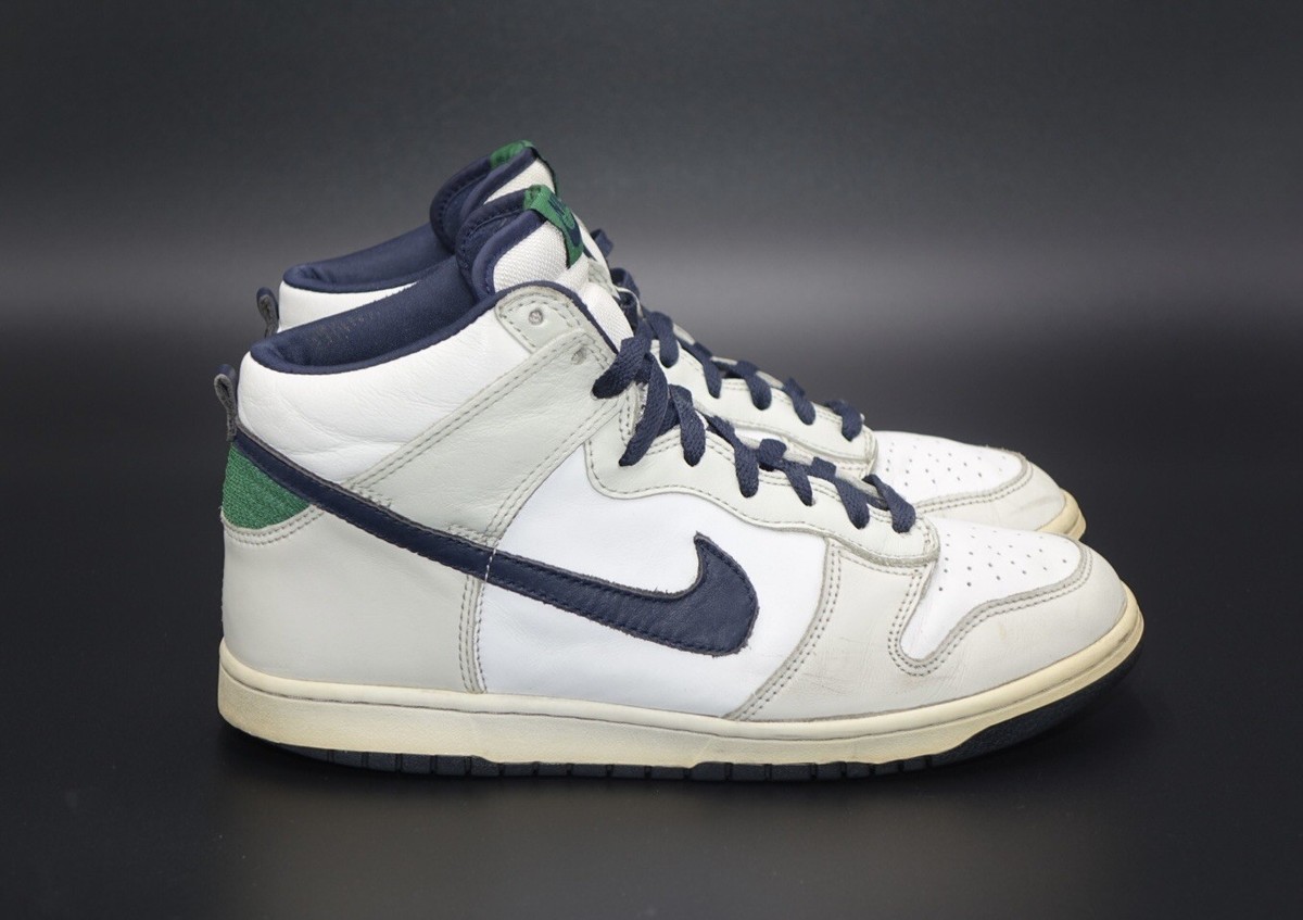 Size 10 Nike Dunk High Ivory 305287-041
