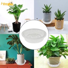 Clear Light Plastic Duty Sturdy Plant Saucer Drip Trays Indoor 5/10 Pack