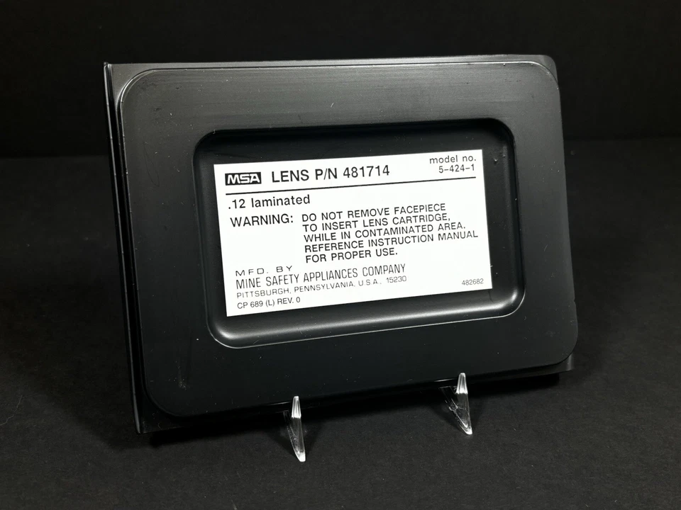 FUNDA DE 12 cartuchos abrasi-blast MSA.12 lentes de vidrio laminado 5-424-1.481714 CANTIDAD Foto 3 de 3