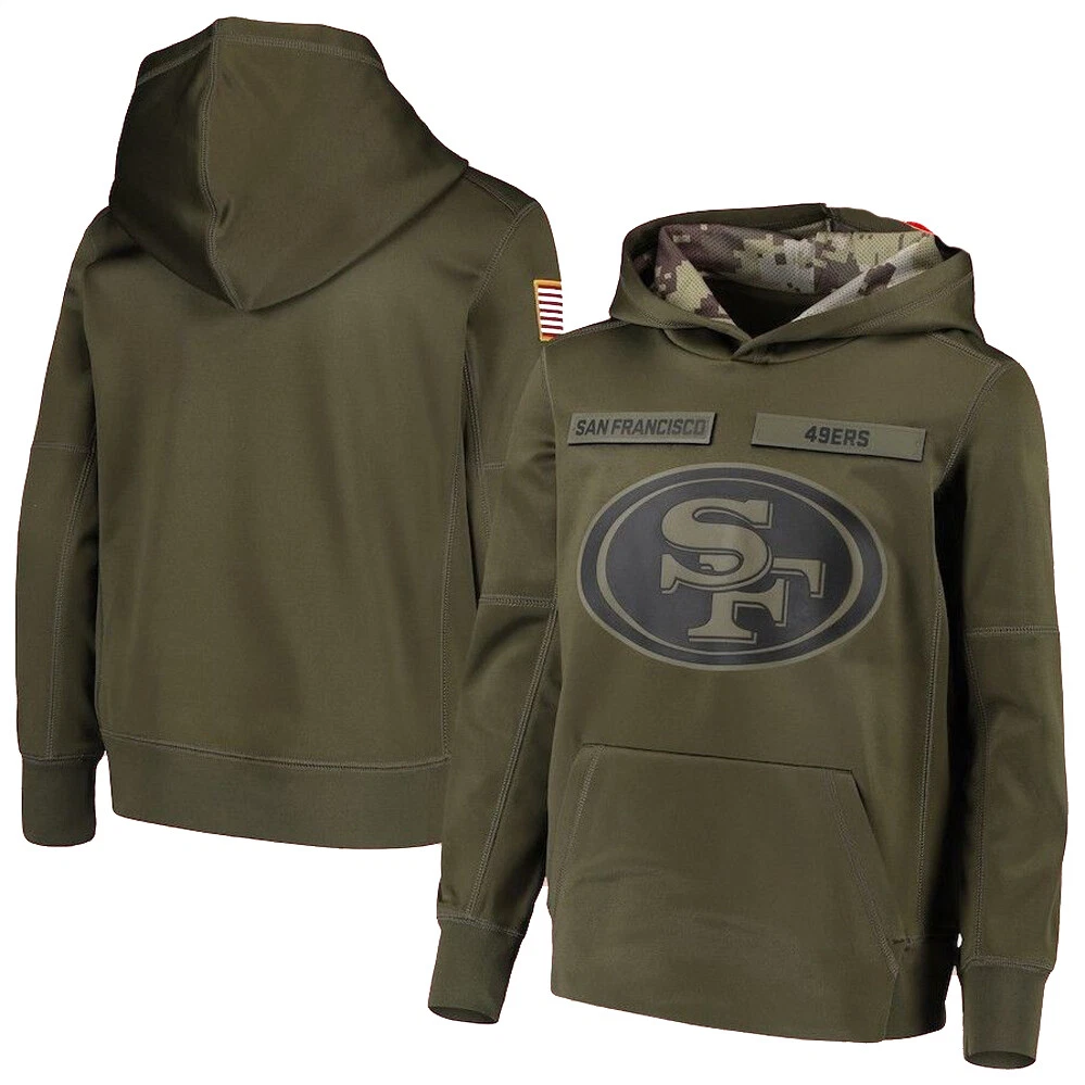 49ers hoodie salute sales to service