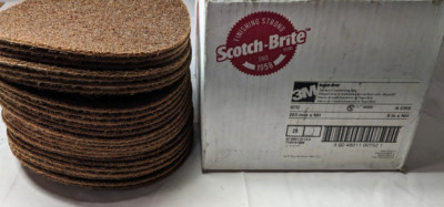 3M Hook & Loop Disc 8'' Dia Non-Woven Aluminum Oxide 25pcs  7100141688
