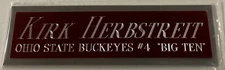 KIRK HERBSTREIT OSU NAMEPLATE FO AUTOGRAPHED SIGNED Football-HELMET-JERSEY-PHOTO