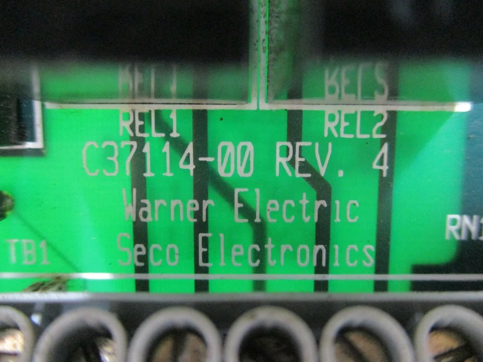 华纳电气 SECO C37114-00 REV 4 SV3000 驱动器控制板 315-743.8 — 第 4/4 张图片