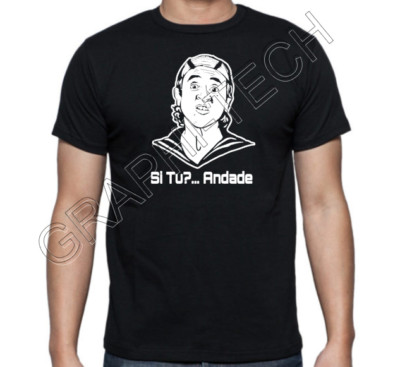 QUICO QUIKO KIKO SI TU ANDADE ANDALE PLAYERA NEGRA / BLACK T-SHIRT