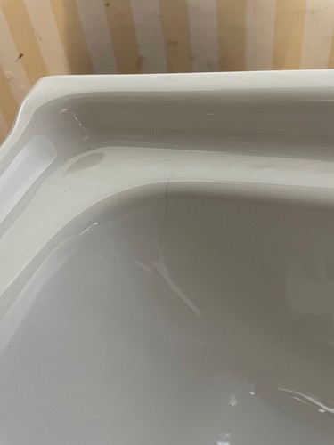 LAVABO SEMINCASSO CON RUBINETTO LATERALE CON DIFETTO V FOTO 8 -12 - Foto 10 di 12