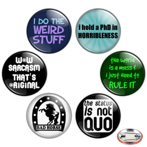 Express Dr. Horrible Way 1.25" Pinback Button BADGE SET #1 Novelty Pins 32 mm - Picture 1 of 4
