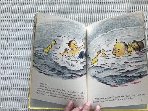 Vtg Children's Book ~ The Story About Ping ~ Marjorie Flack & Kurt Wiese 1961 - Foto 7 di 11