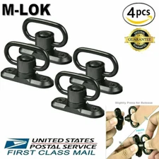 4PCS M-LOK MLOK Quick Release Sling Mount Push Button QD Sling Swivel Adaptor US