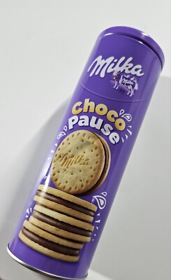 MILKA CHOCO PAUSE KEKSBOX BLECHDOSE (LEER)
