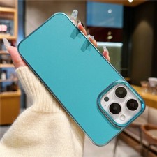 Vegan Leather Case For iPhone 16 Pro Max 15 14 13 Pro Slim Shockproof Back Cover