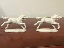 VINTAGE REAMSA 70MM INDIAN APACHE PONIES PLASTIC TOY  LOT OF 2