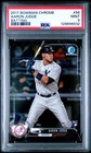 2017 BOWMAN CHROME BATTING #56 AARON JUDGE ROOKIE RC PSA 9