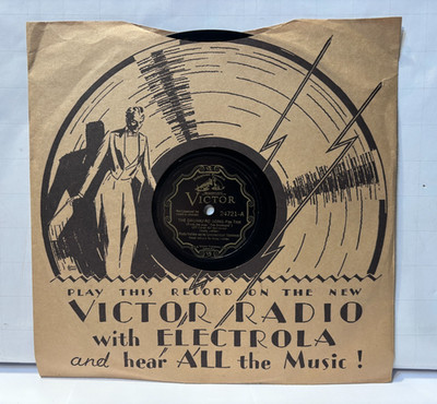 78rpm  RUDY VALLEE The Drunkard Song / Lost In A Fog 1934 Victor 24721  E