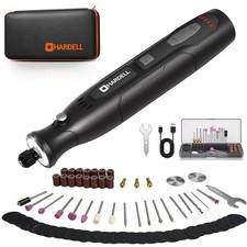 HARDELL Mini Cordless Rotary Tool for 3D Printer Sanding with 360 LED Light
