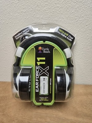 Turtle Beach Ear Force X11 Sealed Xbox 360 PC Amplified Stereo Gaming Headset