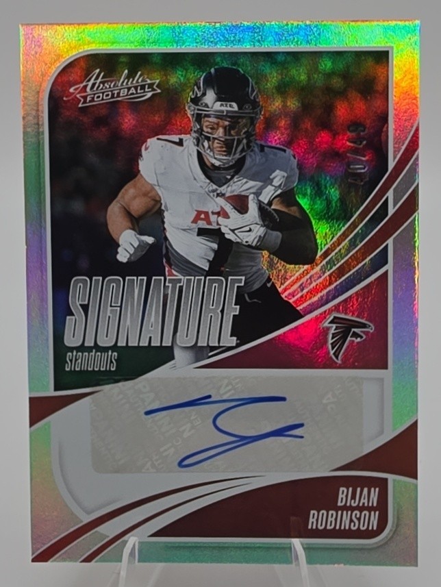 2025 Panini Absolute Bijan Robinson Signature Standouts /49 Auto Atlanta Falcons