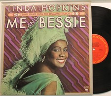 Linda Hopkins Lp Me And Bessie On Columbia - Vg+ To Vg++/ Vg++