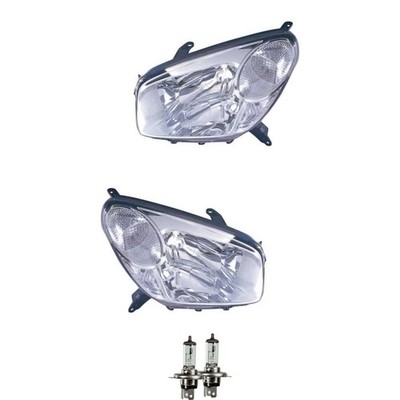 Halogen Scheinwerfer Frontscheinwerfer Set H4 für Toyota RAV 4 II inkl. Lampen