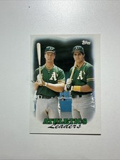 1988 Topps Athletics Leaders Jose Canseco Mark McGwire BASH BROTHERS #759 