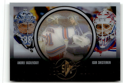2024-25 Upper Deck SPx Hockey NHL EX-2 Andrei Vasilevskiy Shesterkin Excellence