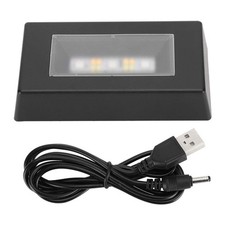 7 Color LED Light Base, Rectangle Display Stand
