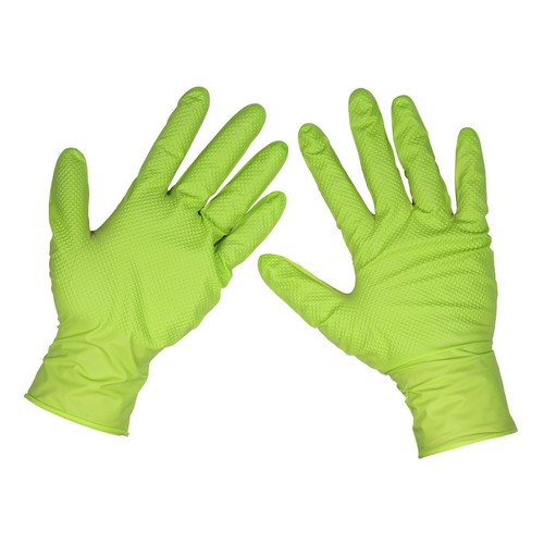 Guanti Alta Visibilità Ansell Ringers TrafficR-307 – Riflettenti Per Controllo Traffico E Corsa, Verde, S - 3