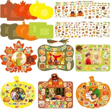 Thanksgiving Crafts for Kids 12 Sets Thanksgiving Picture Frame Craft Kits DIY P