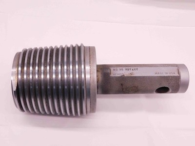 NC 35 4 TPI API ROTARY PIPE THREAD PLUG GAGE SHOULDERED NUMBERED CONNECTION NC35